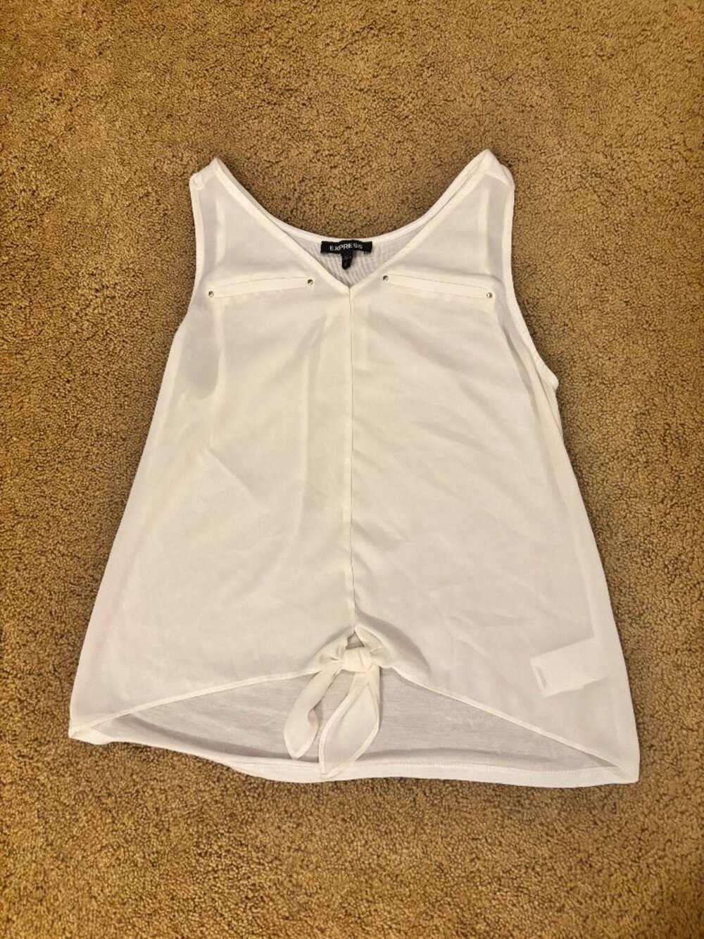 Express Off White Blouse